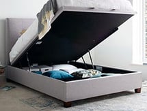 Storage bed base for a compact lifestyle