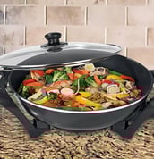 Electric Woks and Fryers for Compact Livingok