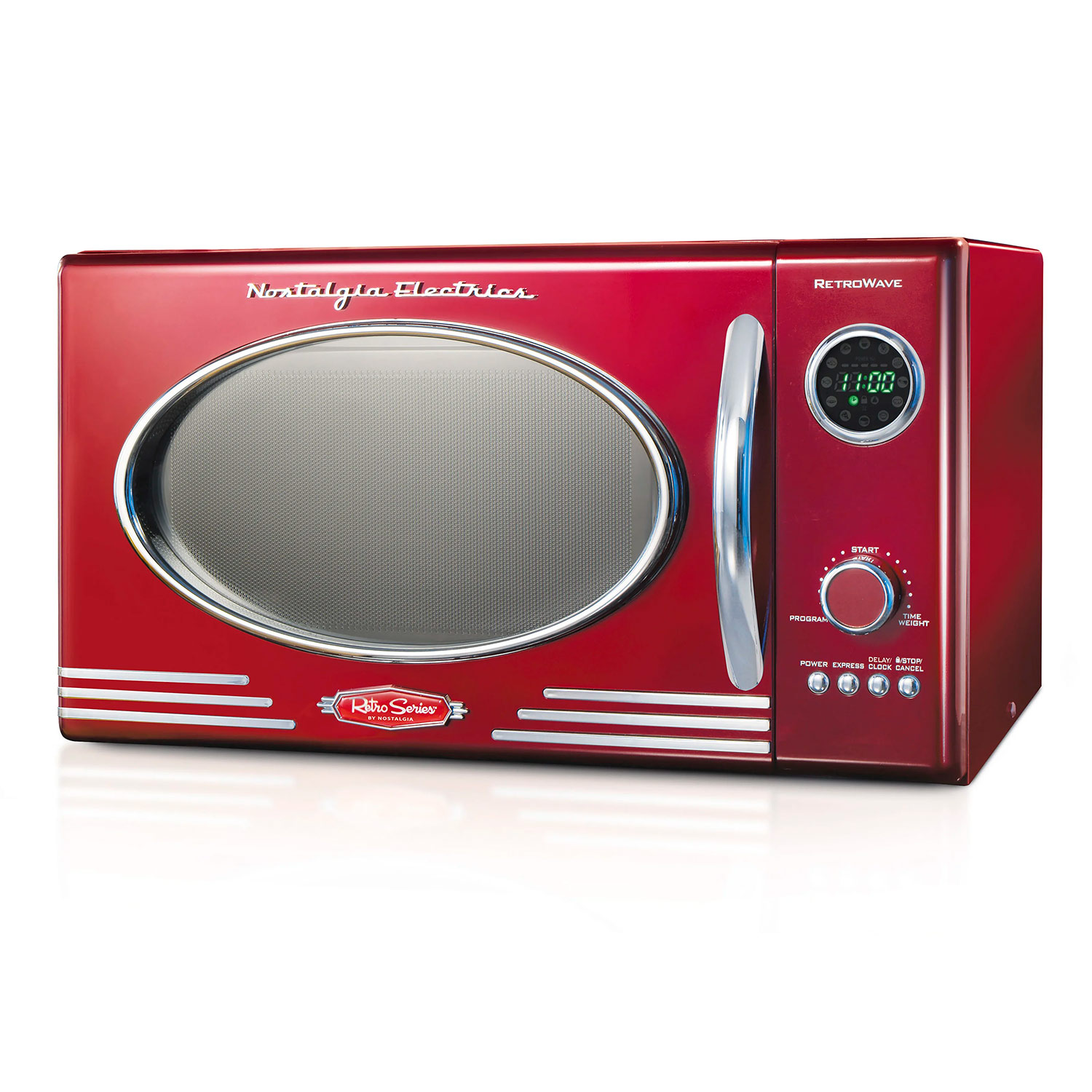 Nostalgia 25 L 900W Countertop Microwave Oven