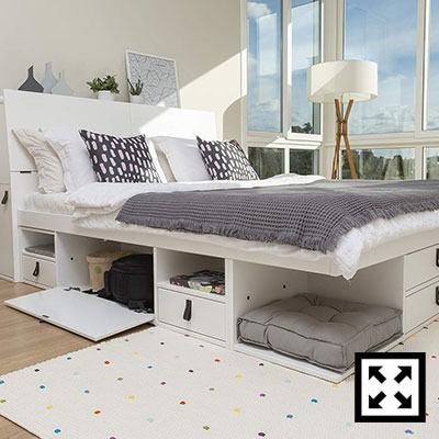 Bali Super King Storage Bed