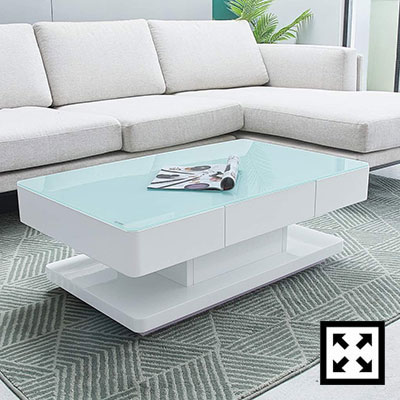 Ofcasa 2-Drawer Coffee Table