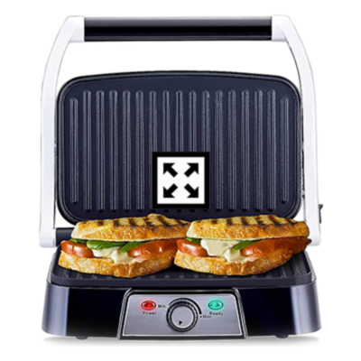 NETTA 1500W 2-Slice Panini Press & Grill