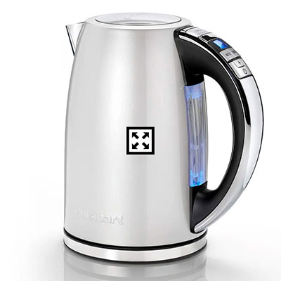 Cuisinart Multi-Temp Jug Kettle Stainless Steel Frosted Pearl