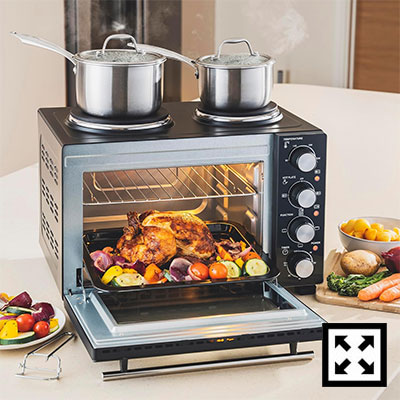 Cooks Professional Mini-Oven with Hob