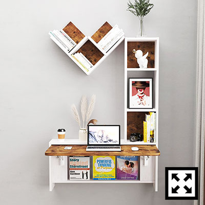 Pmnianhua Folding Wall Mounted Desk