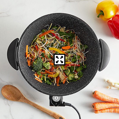 VonShef 5L Electric Wok